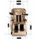 Массажное кресло MEBEL ELITE RX ULTRA PRO MAX экокожа бежевий