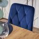 Стул бархатный MEBEL ELITE ROBIN Velvet Темно-синий