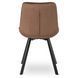 Стілець оксамитовий MEBEL ELITE RICK Velvet Коричневий