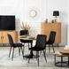 Стул бархатный MEBEL ELITE FORIS Velvet Черный
