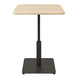Стол Ibiza Soft light Lovko 60x60 Черный металл/дуб