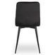Стул бархатный MEBEL ELITE FORIS Velvet Черный