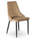 Стул бархатный MEBEL ELITE BARI Velvet Бежевый фотография