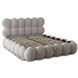 Кровать двуспальная MEBEL ELITE ANKARA 160x200 см Серая Букле