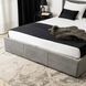 Кровать двуспальная бархатная MEBEL ELITE ALISSON Velvet 140x200 Серый