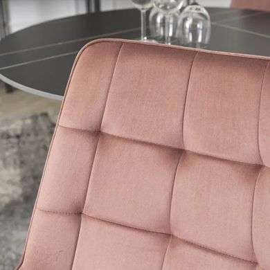 Стілець оксамитовий MEBEL ELITE RIO Velvet, Рожевий фотографія