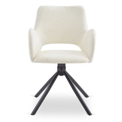 Кресло поворотное MEBEL ELITE FLAV Кремовое фотография