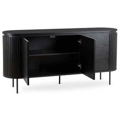 Комод MEBEL ELITE BECK 160 Черный фотография