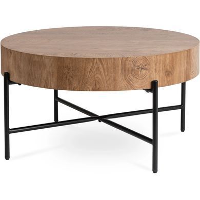 Журнальный столик MEBEL ELITE BELIEF 80x80 Дуб фотография