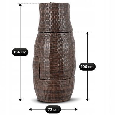 Комплект садових меблів MEBEL ELITE FRIO Коричневий/Беж