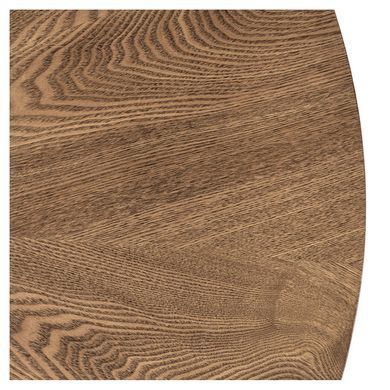 Комплект стіл MEBEL ELITE LINO 100х100 см Горіх / Чорний +4 стільці DAKOTA сірий / горіховий фотографія