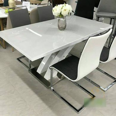 Стол раскладной SANDOR-2 Halmar 160x90 Белый фотография