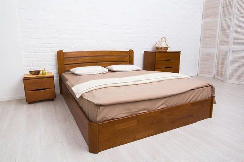 Кровать София с п/м Микс Мебель 180-200 Светлый Орех фотография