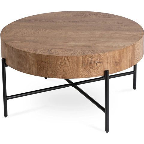 Журнальный столик MEBEL ELITE BELIEF 80x80 Дуб фотография