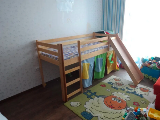 Кровать детская NEO PLUS Halmar 89x197 Сосна фотография