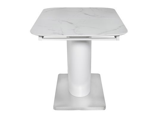 Стол Обеденный DAOSUN DT 874 120-80 Белый Мрамор фотография