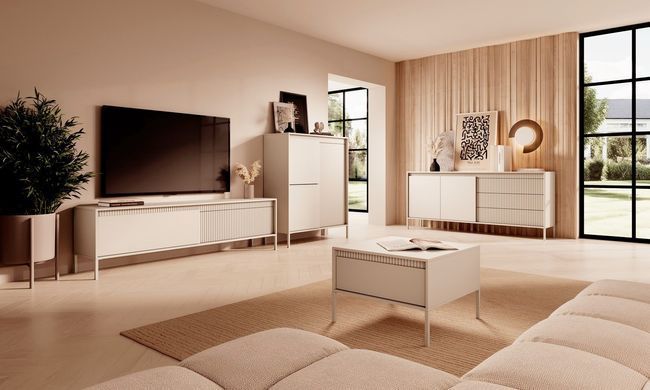 Комод Perfect Home Сенсо / Senso 2-дверний з 3 шухлядами 2D3S/187 Беж фотографія