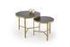 Журнальный столик FATIMA Halmar Черный Мрамор / Золото фотография