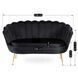 Софа MEBEL ELITE ZENDAYA 138 см Чорний