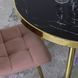 Стул бархатный MEBEL ELITE YORK Velvet, Розовый / Золотой