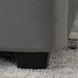 Кровать двуспальная бархатная MEBEL ELITE CROS Velvet 140x200 см Темно Серый