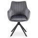 Стул поворотный MEBEL ELITE MUMBAI 2 Velvet Серый