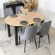 Стул бархатный MEBEL ELITE BARI Velvet Серый