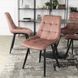 Стілець оксамитовий MEBEL ELITE RIO Velvet, Рожевий
