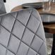 Стул бархатный MEBEL ELITE FORIS Velvet Серый