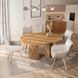 Стіл розкладний круглий MEBEL ELITE ADRIEN 120(200)х120 см Дуб