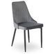 Стул бархатный MEBEL ELITE BARI Velvet Серый фотография
