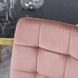 Стул бархатный MEBEL ELITE YORK Velvet, Розовый / Золотой