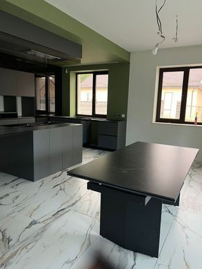 Стол раскладной REAL BLACK MARBLE Concepto 180(260)x90 Керамика Черный фотография