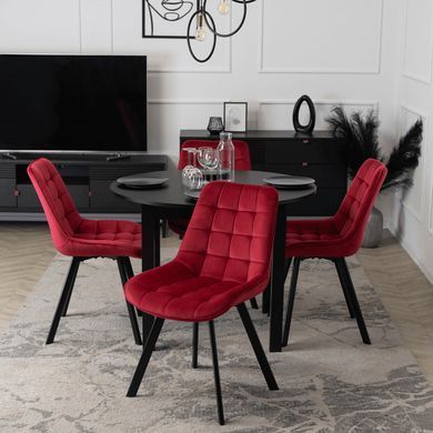Стул бархатный MEBEL ELITE RICK Velvet, Бордовый фотография