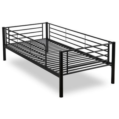 Двухъярусная кровать 90x200 см MEBEL ELITE RODEZ черный фотография