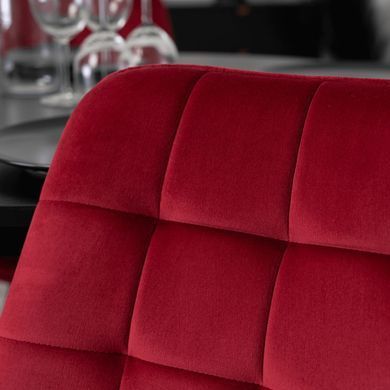 Стул бархатный MEBEL ELITE RICK Velvet, Бордовый фотография