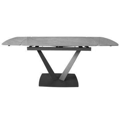 Стол раскладной ELVI GREY ROCK Concepto 120(180)x80 Керамика Глянец Серый фотография