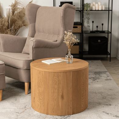 Журнальний столик CLOVER MEBEL ELITE 60x60 Дуб фотографія