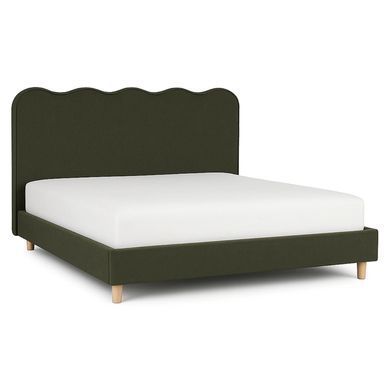 Кровать двуспальная MEBEL ELITE IZMIR 160x200 см Зеленый фотография