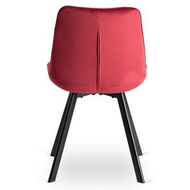 Стул бархатный MEBEL ELITE RICK Velvet, Бордовый фотография