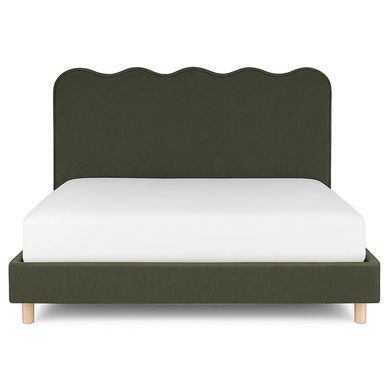 Кровать двуспальная MEBEL ELITE IZMIR 160x200 см Зеленый фотография