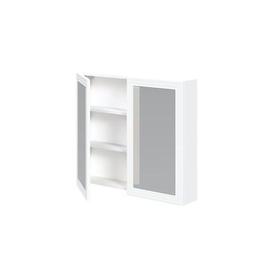 Шкафчик зеркальный для ванной комнаты TORETO 70x80/2D Halmar Белый