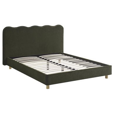 Кровать двуспальная MEBEL ELITE IZMIR 160x200 см Зеленый фотография