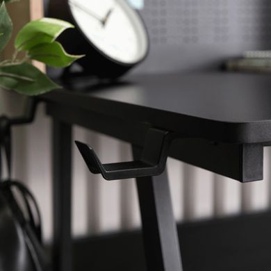 Письменный стол MEBEL ELITE ICE 138,5 см Черный/Дуб фотография