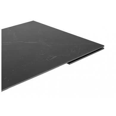 Стол раскладной REAL BLACK MARBLE Concepto 180(260)x90 Керамика Черный фотография