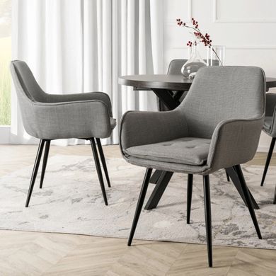 Стілець MEBEL ELITE EDRICK Сірий фотографія