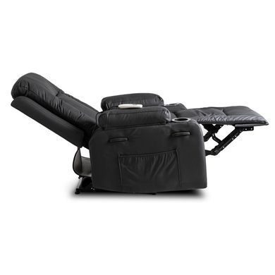 Масажне крісло MEBEL ELITE BOX екошкіра Чорний фотографія