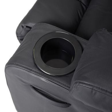 Масажне крісло MEBEL ELITE BOX екошкіра Чорний фотографія