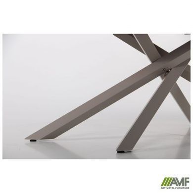 Стіл розкладний Gerald beige AMF 160(200)X90 glass Quartz beige фотографія