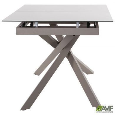Стіл розкладний Gerald beige AMF 160(200)X90 glass Quartz beige фотографія
